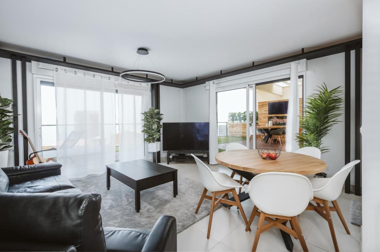 Monaco View, Pool, Garage, 100 M2 Terrace Daire Beausoleil Dış mekan fotoğraf