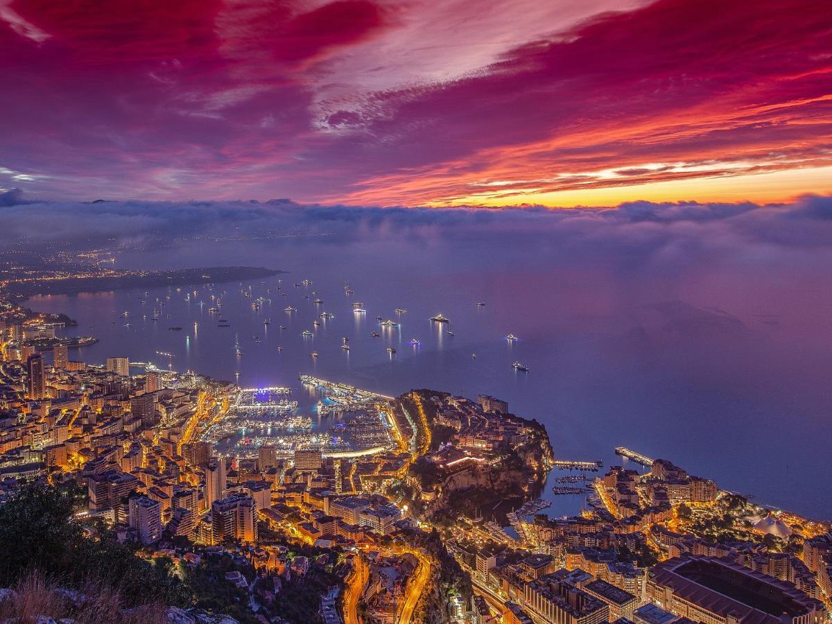 Monaco View, Pool, Garage, 100 M2 Terrace Daire Beausoleil Dış mekan fotoğraf