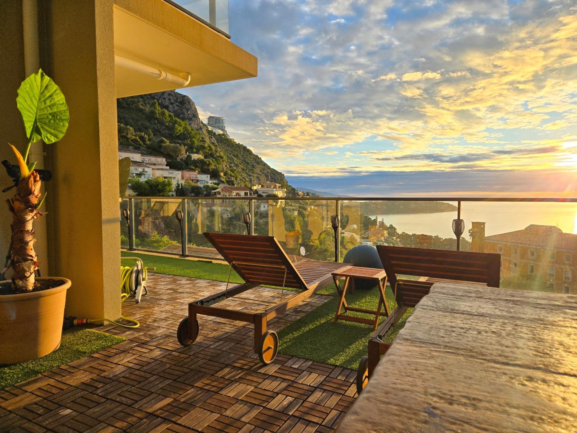 Monaco View, Pool, Garage, 100 M2 Terrace Daire Beausoleil Dış mekan fotoğraf